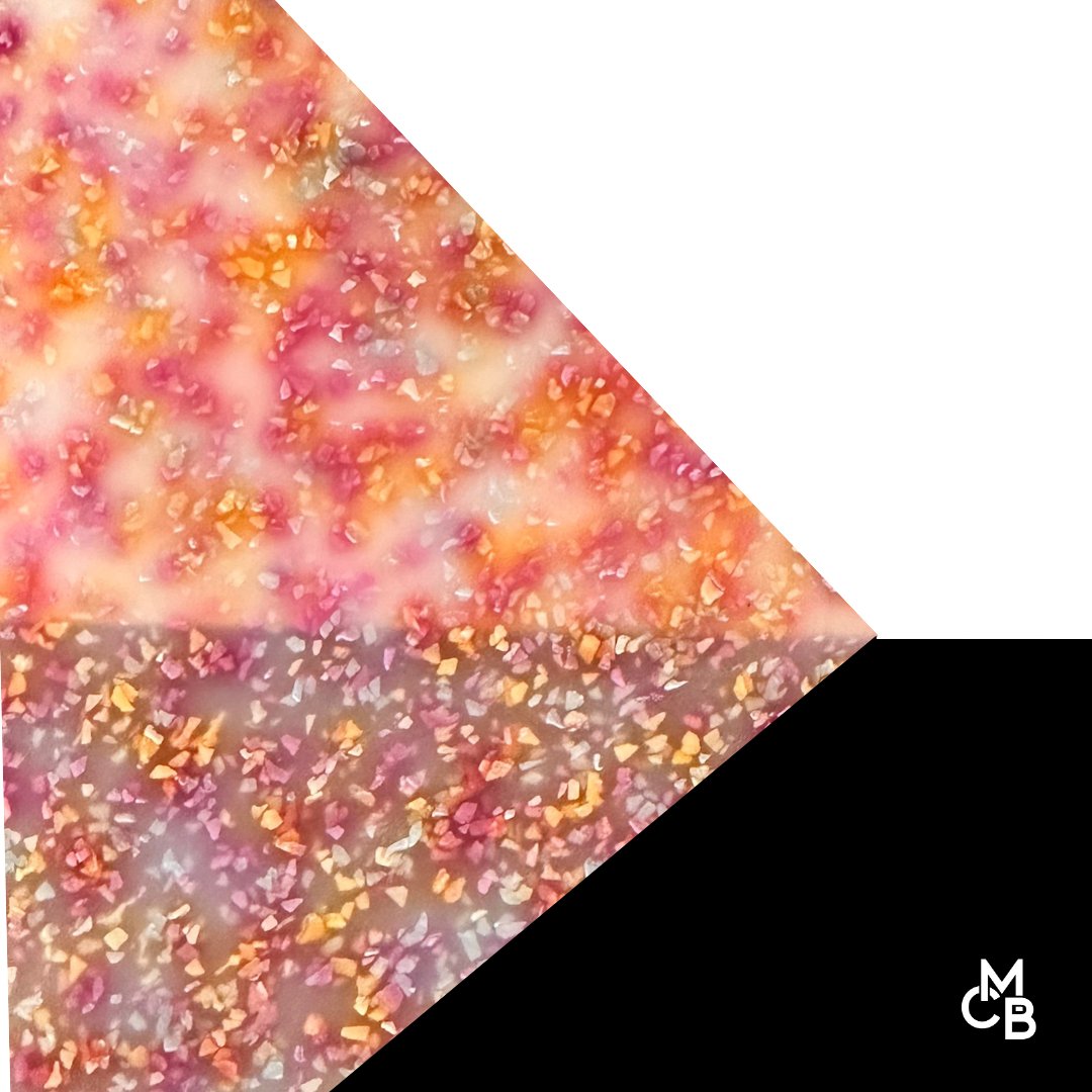 1/8" Groovy Tie Dye Terrazzo Cast Acrylic Sheets - Acrylic Sheets